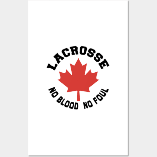 Lacrosse Canada No blood No Foul | Sport canada Posters and Art